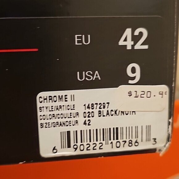 Louis Garneau Men's Chrome II Road Bike Shoes Size 9 New - Picture 6 of 6